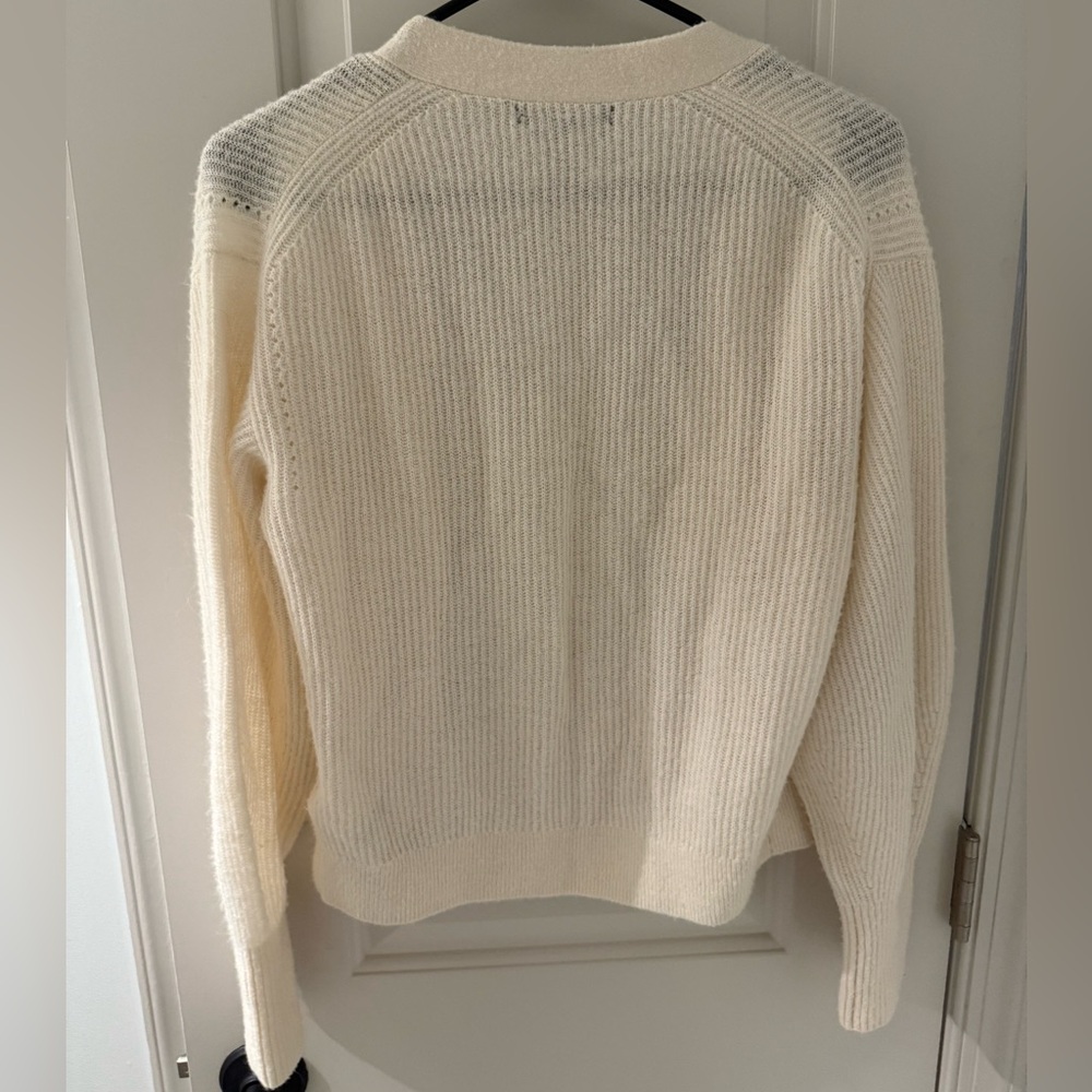 Baby Alpaca-Wool Cropped Cardigan - Picture 4 of 5
